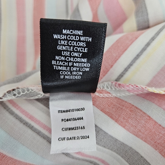 Torrid Fit Flare Dress Multicolor Stripe Sleeveless Halter A Line 2 2X - Picture 8 of 8